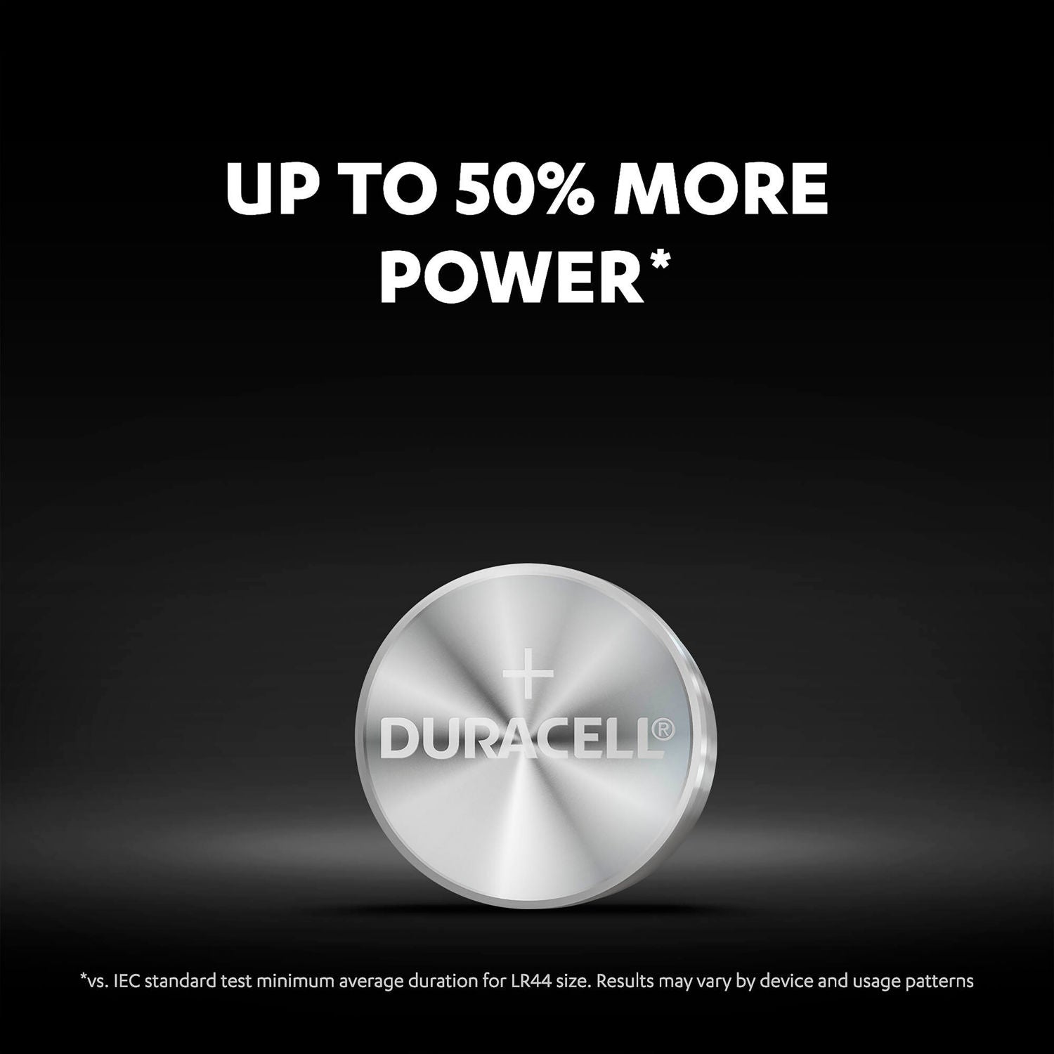 Duracell LR44 alkaline coin battery pack of 4 - British product