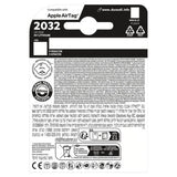 Duracell lithium coin battery CR2032 pack of 4 - British product