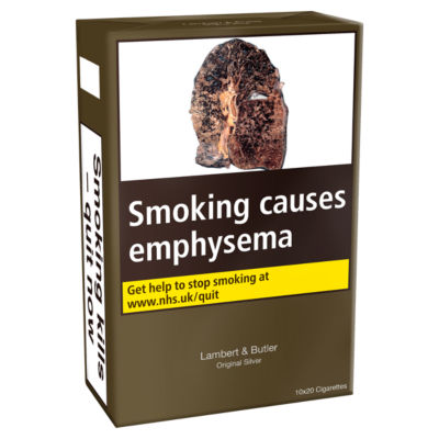 Lambert  Butler Original Silver Cigarettes Multipack