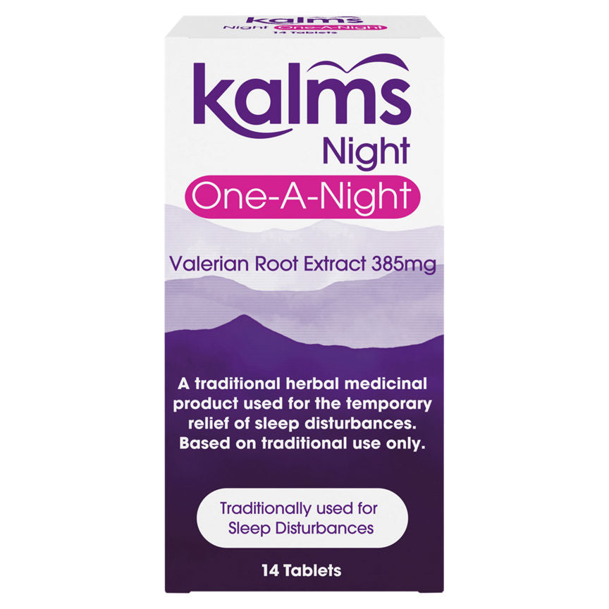 Kalms Night One-A-Night Valerian Root Extract 385mg 14 Tablets GOODS ASDA   