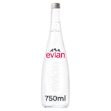 Evian Still Mineral Water Glass Bottle   750ml GOODS M&S   