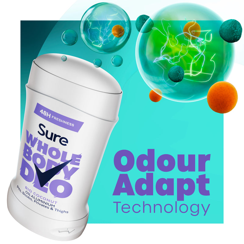 Sure Rio Coconut deodorant 50ml, imported from the UK