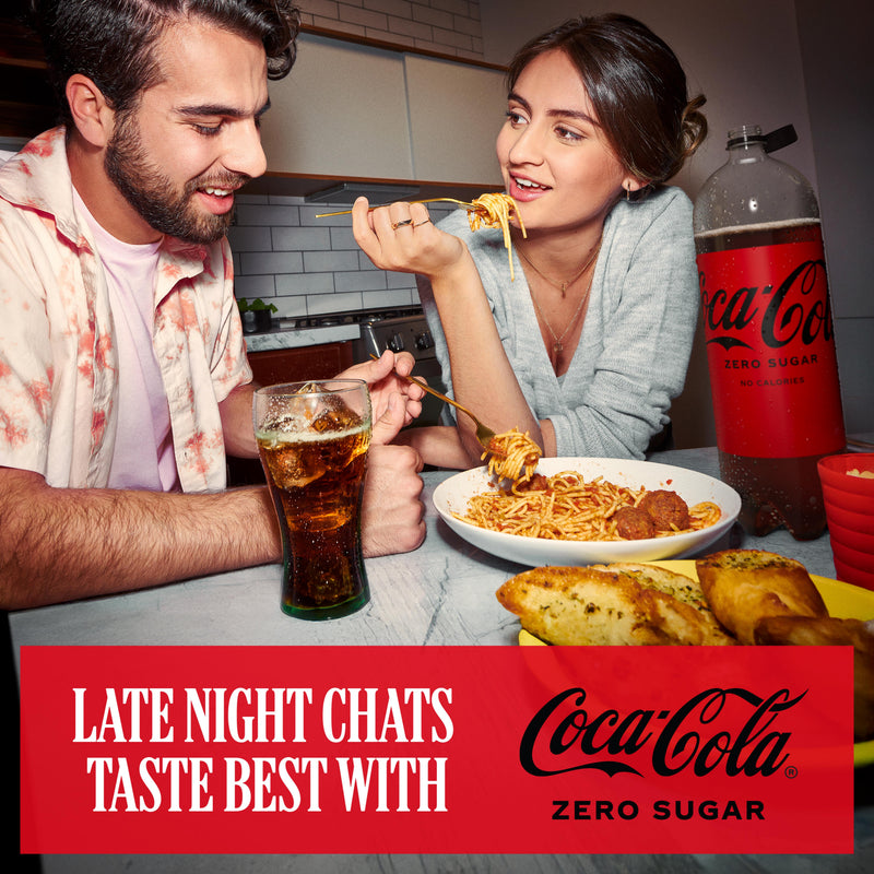 Coca-Cola Zero Sugar soft drink bottle 1.25L (British brand)
