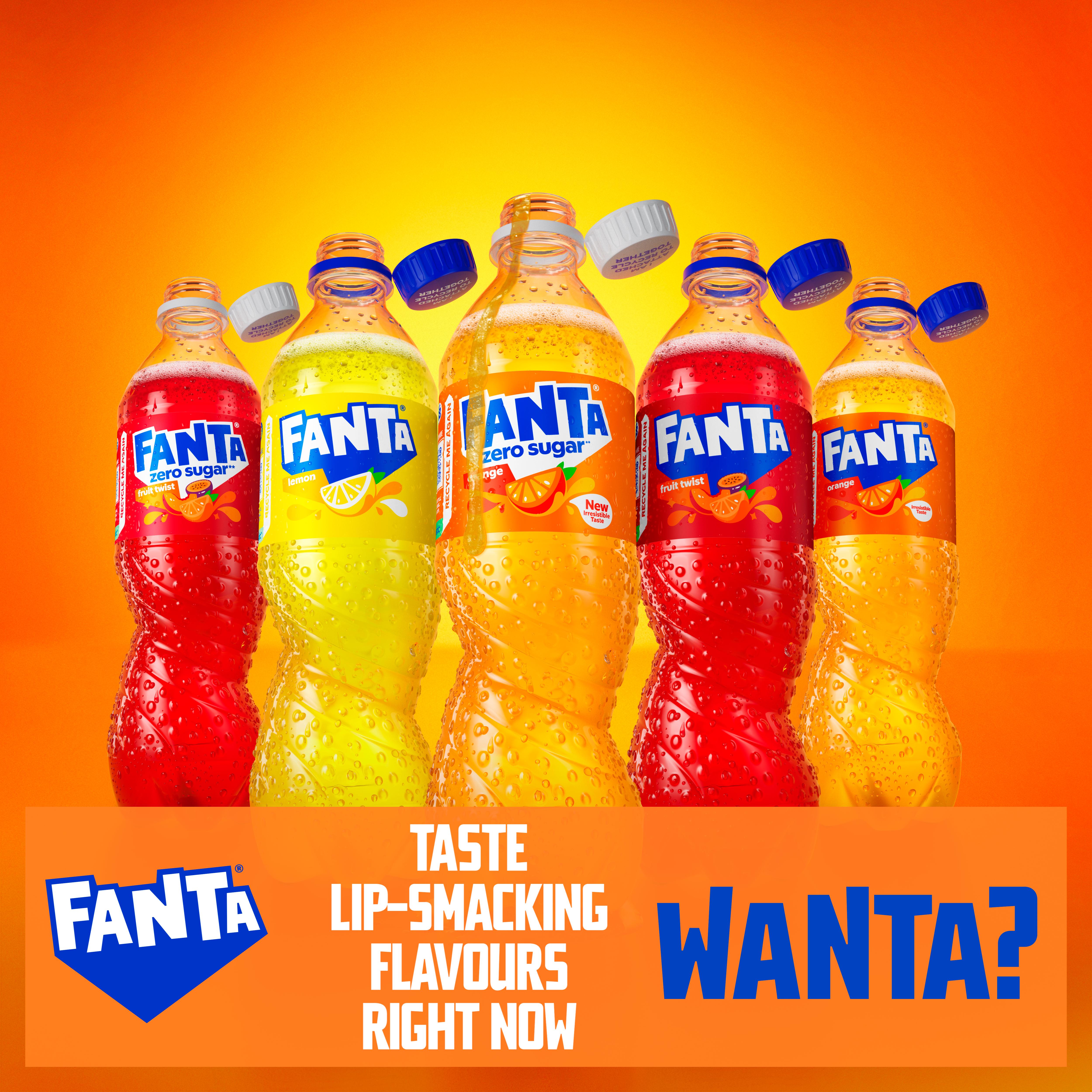 Fanta Orange 500ml soft drink - British product