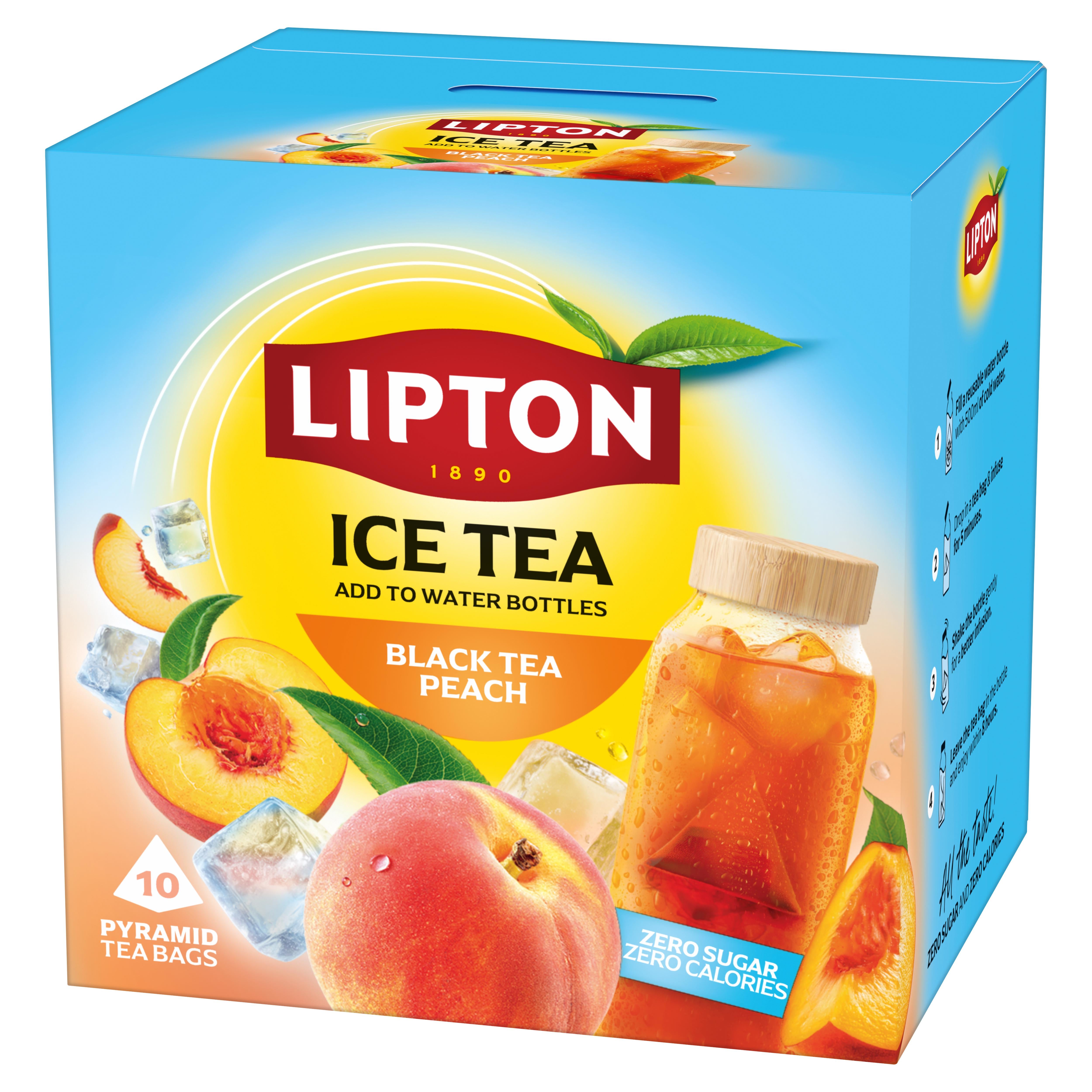 Lipton peach ice tea bags 10 x 3.5g, UK version
