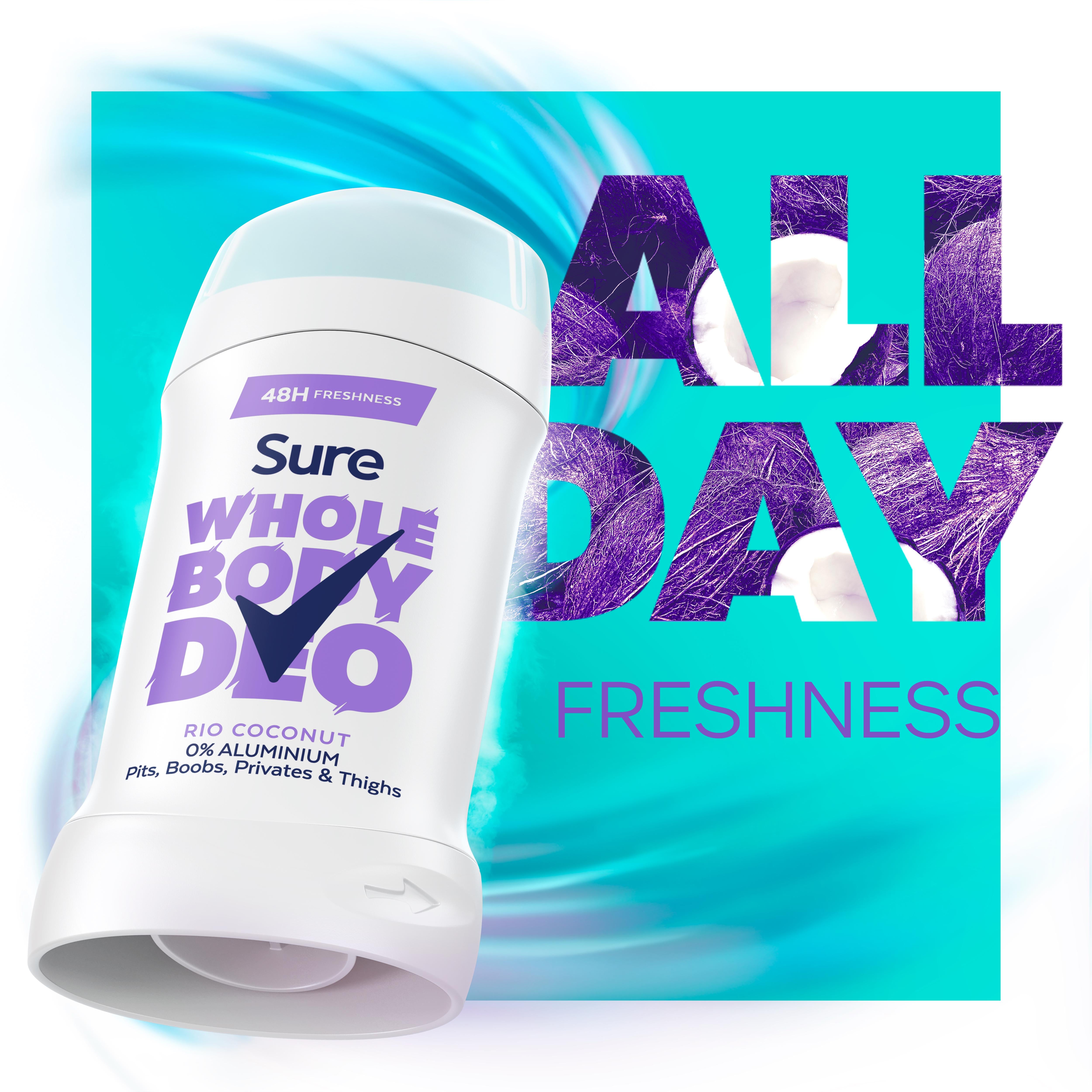 Sure Rio Coconut deodorant 50ml, imported from the UK