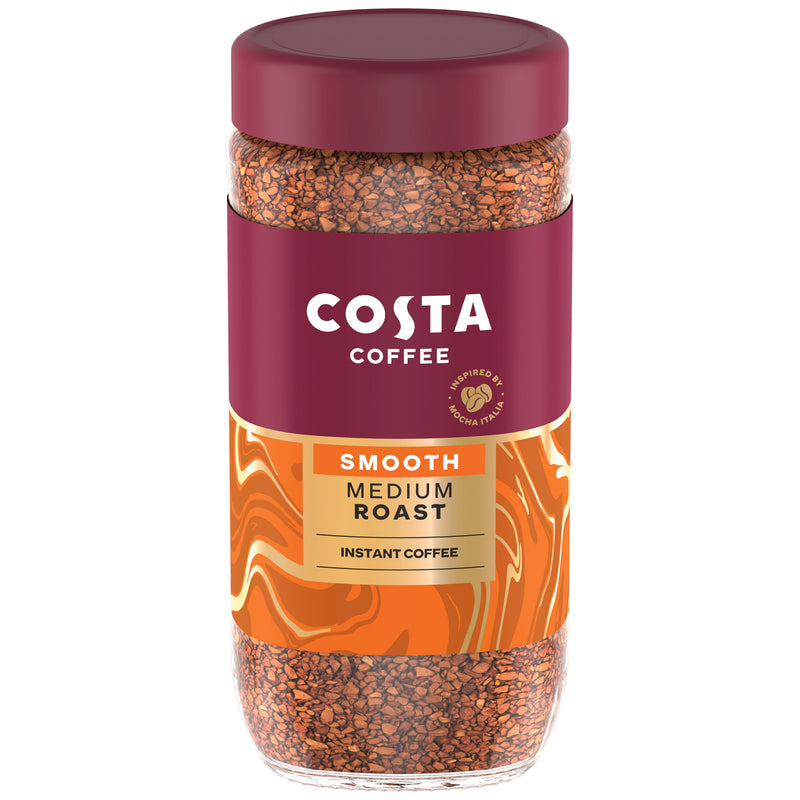 Costa Coffee smooth medium blend instant coffee 190g - British product