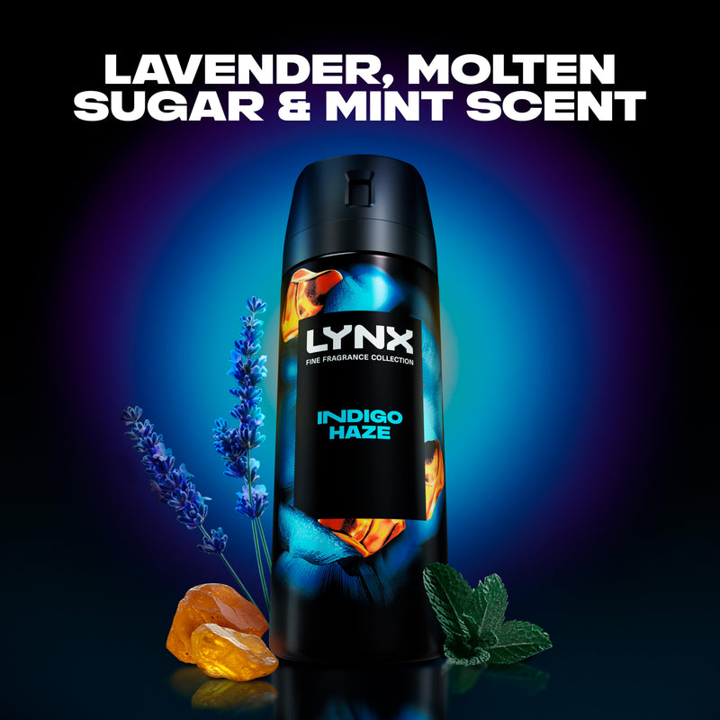 Lynx body spray Indigo Haze 150ml - British product