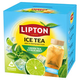 Lipton green tea citrus mint pyramid tea bags 10 pack - British product