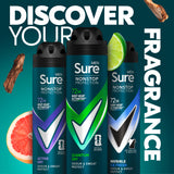 Sure Men Quantum Dry antiperspirant deodorant 150ml, imported from the UK