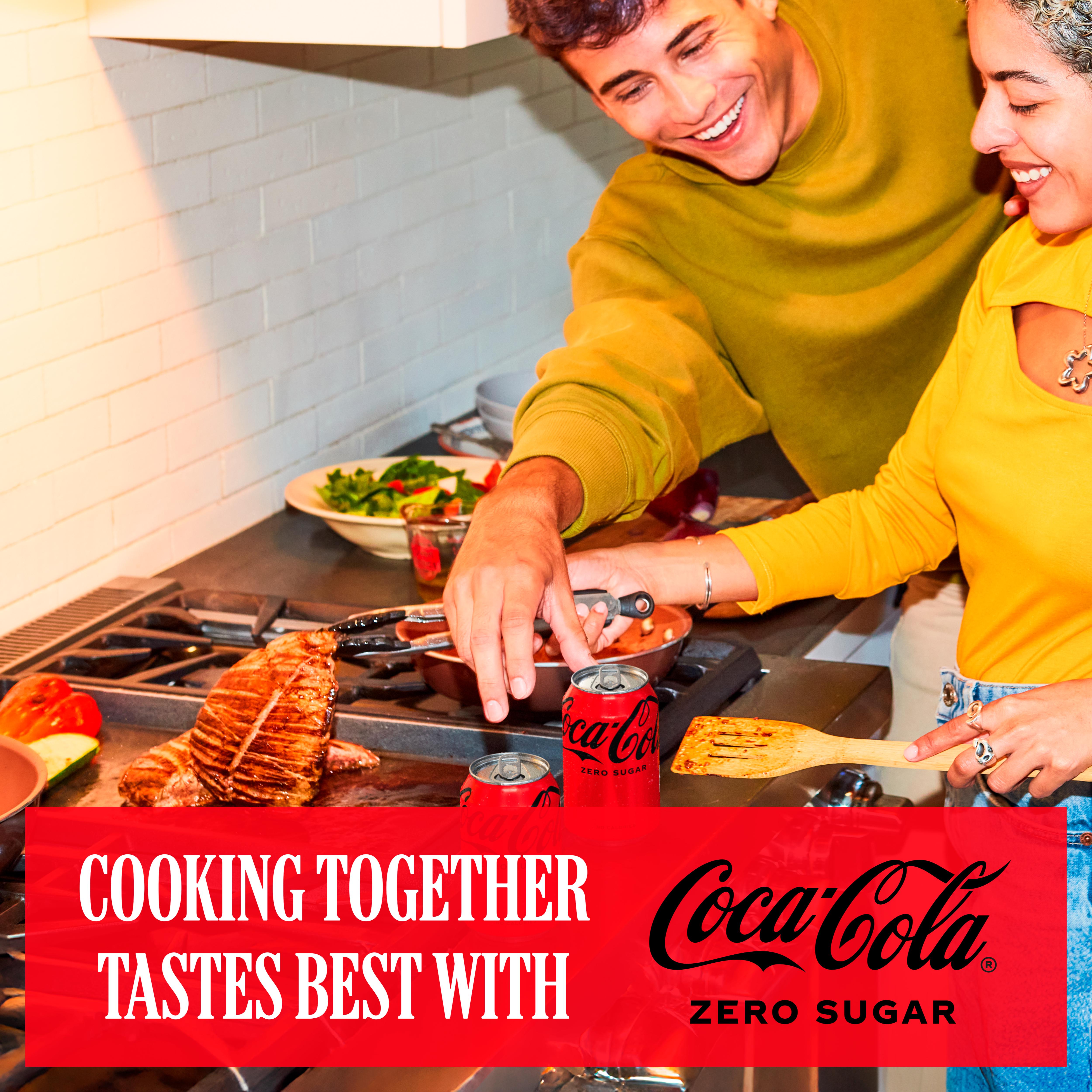 Coca-Cola soft drink Zero Sugar 18x330ml (British brand)
