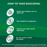 Buscopan IBS pain relief tablets 40 count, imported from the UK