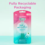 Wilkinson Sword Intuition Quattro women's disposable razors x4, UK version