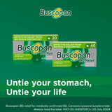 Buscopan IBS pain relief tablets 40 count, imported from the UK