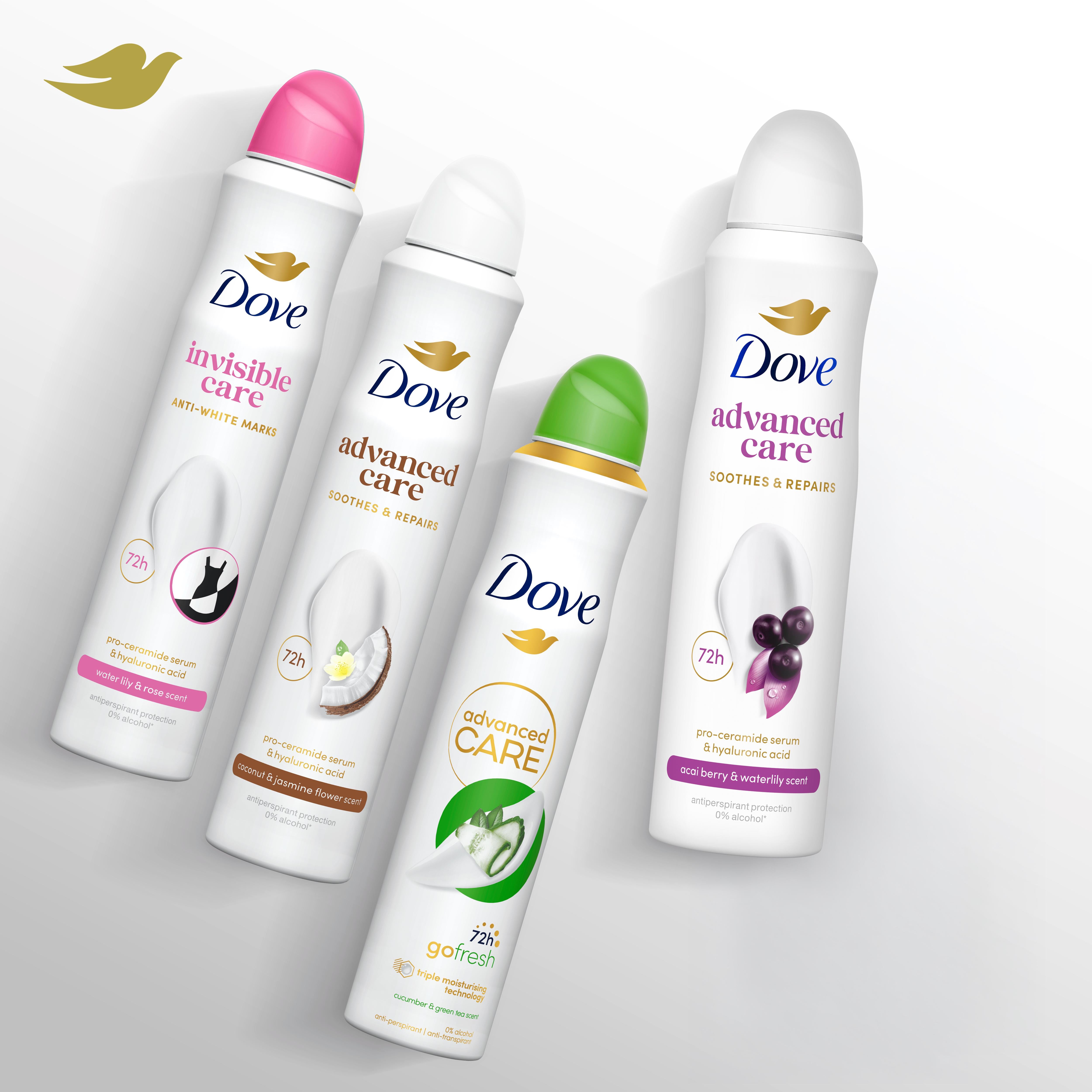 Dove antiperspirant deodorant Coconut Jasmine 200ml, UK version