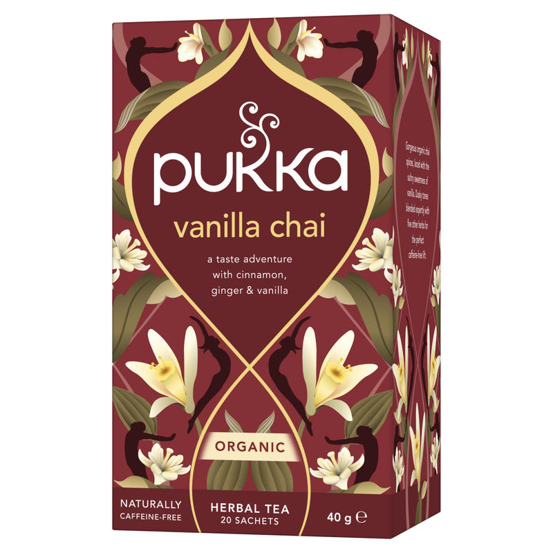 Pukka organic vanilla chai tea 20 bags - British product