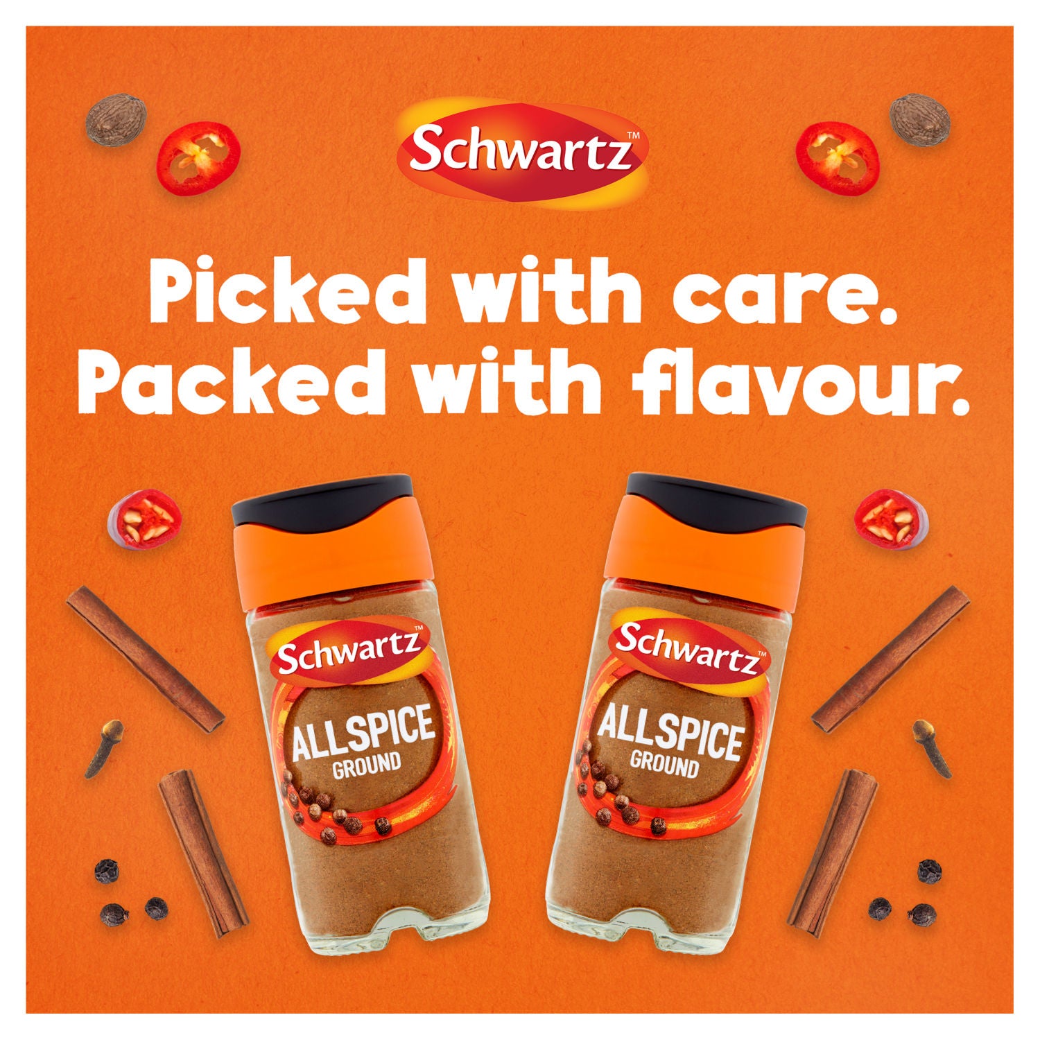 Schwartz ground allspice 37g (British brand)