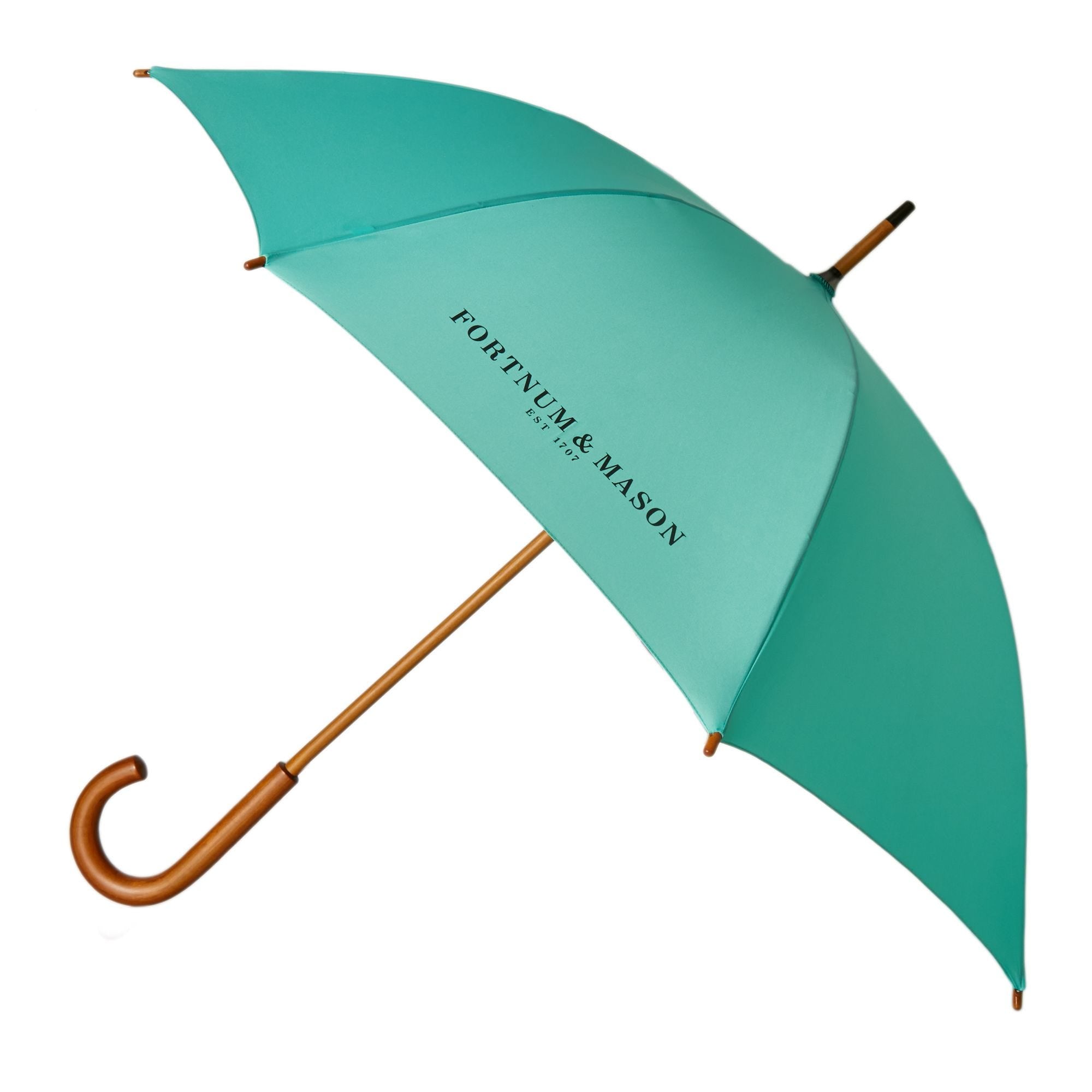 Fortnum & Mason walking umbrella Eau de Nil, imported from the UK