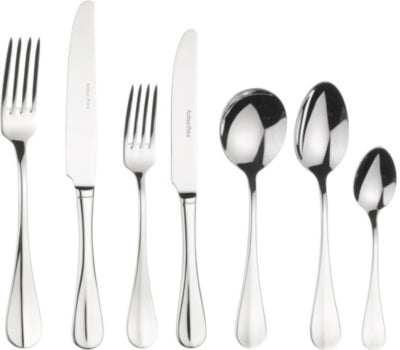 Arthur Price Baguette 7-piece stainless steel place setting - British product