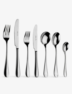 Arthur Price 56 piece stainless steel cutlery set for 8, UK version