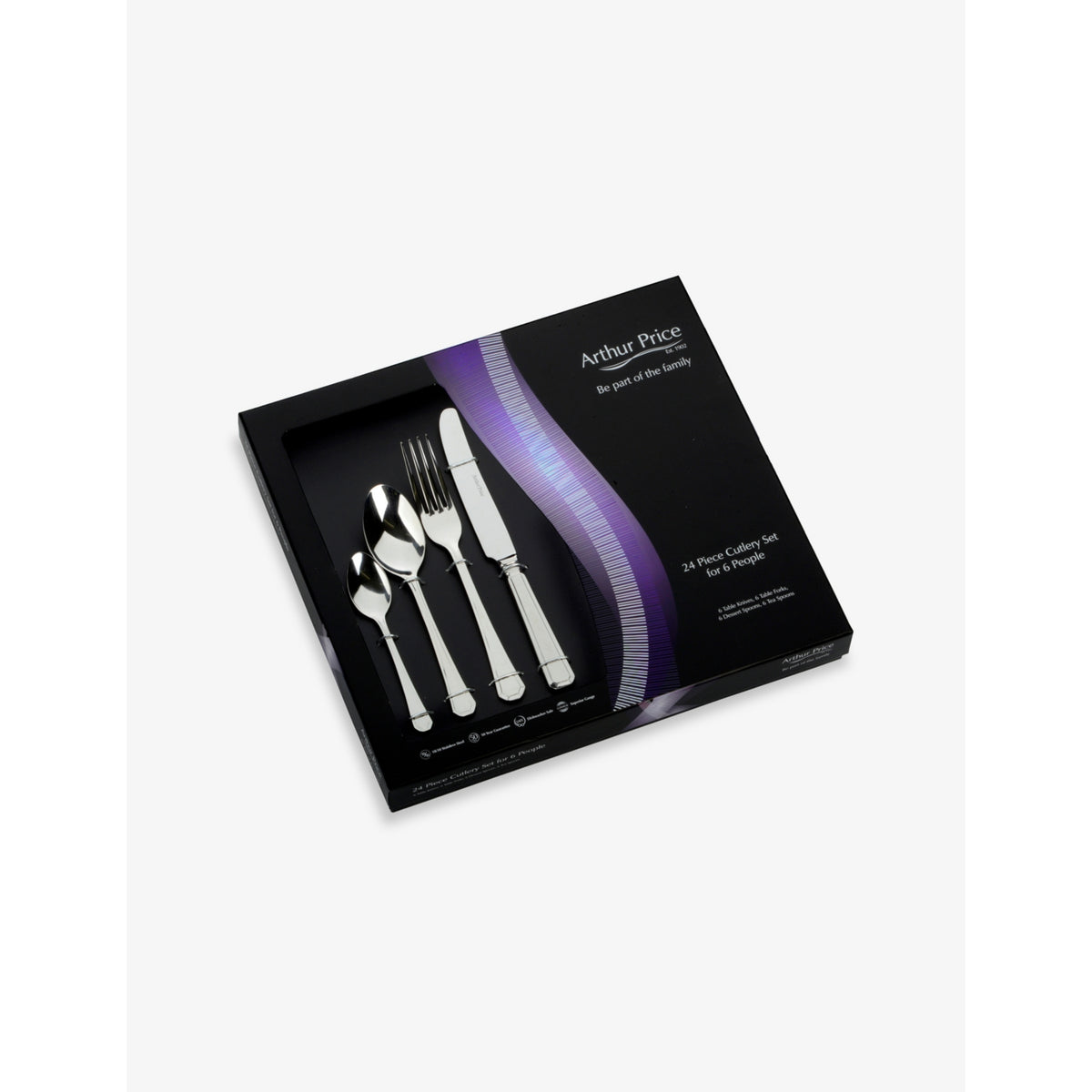 Arthur Price Grecian 24-piece cutlery set (British brand)
