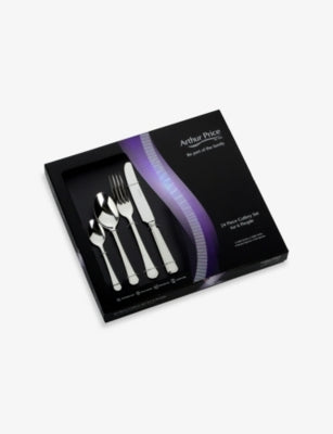 Arthur Price Grecian 24-piece cutlery set (British brand)