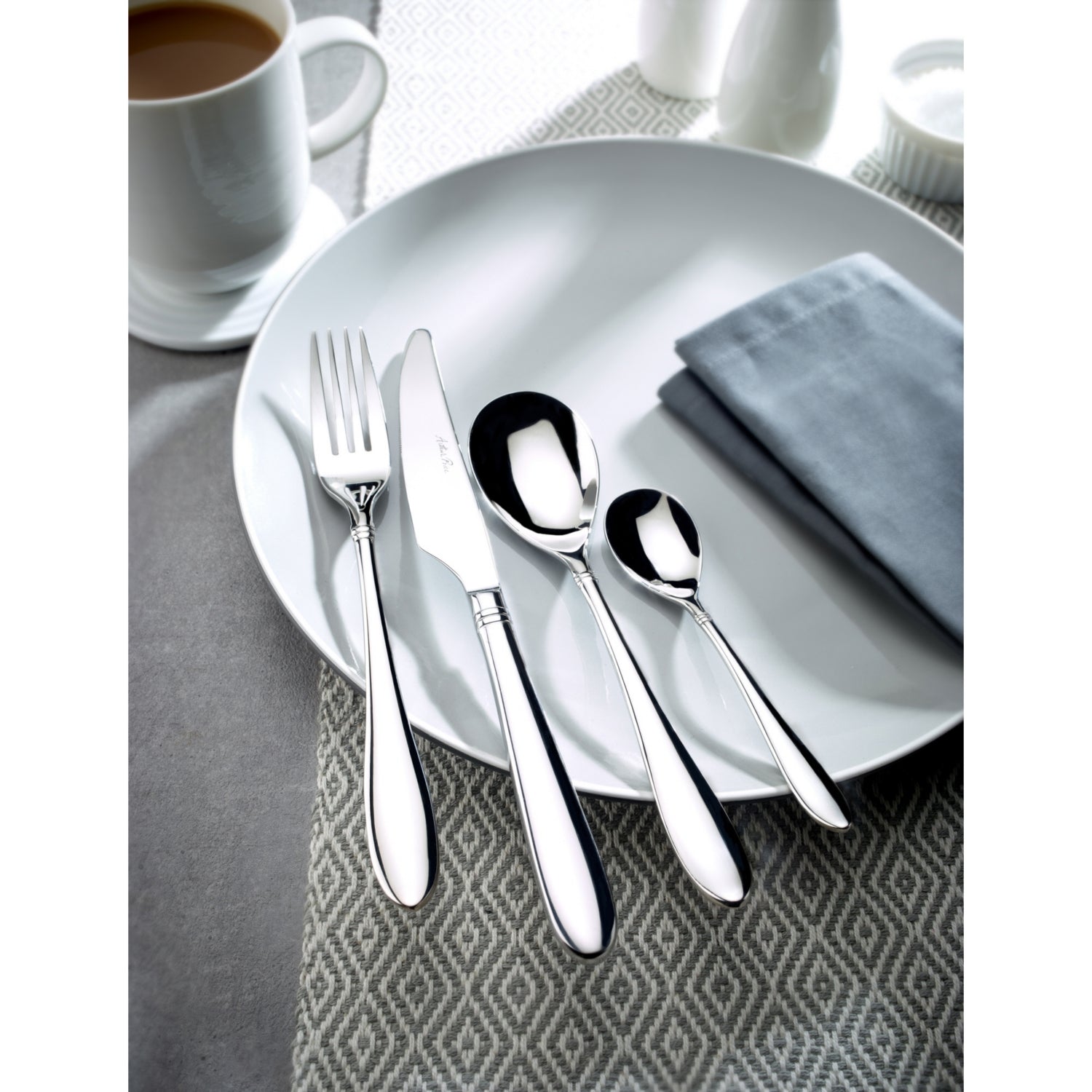 Arthur Price Henley coffee spoons set of six (British brand)