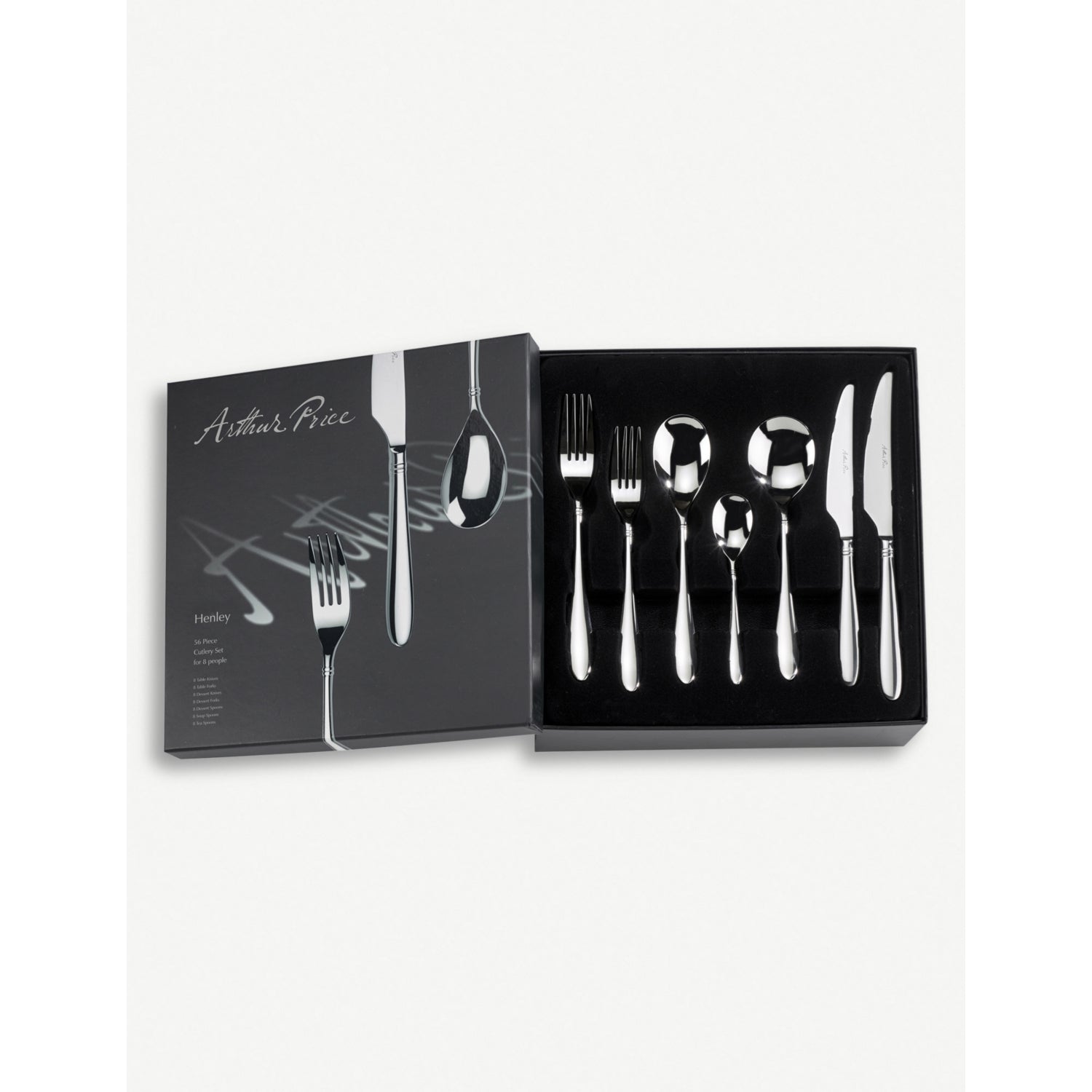 Arthur Price Henley 56-piece cutlery set - British product