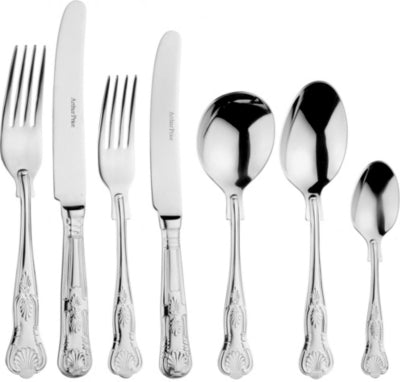 Arthur Price Kings 7-piece stainless steel place setting - British product