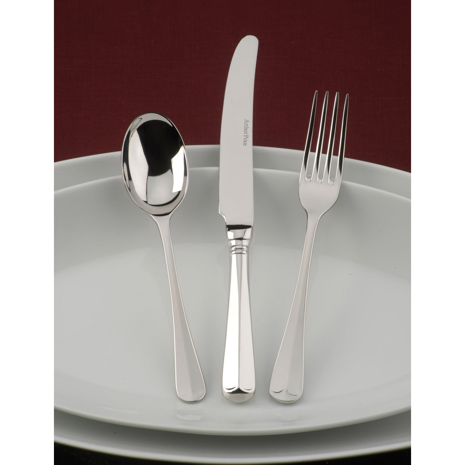 Arthur Price Rattail cutlery set 58 piece, imported from the UK