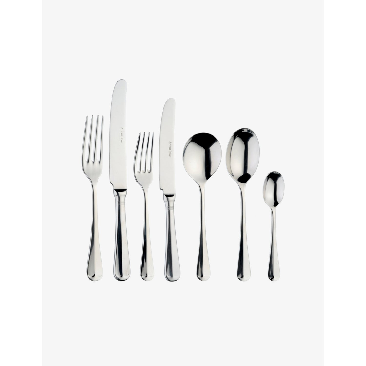 Arthur Price Rattail cutlery set 44 pieces, imported from the UK