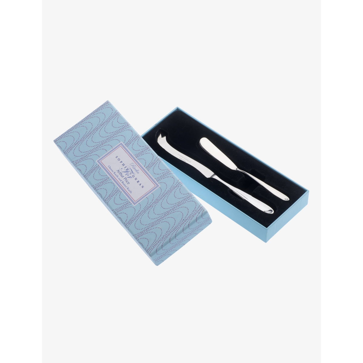 Arthur Price cheese and butter knife set, imported from the UK