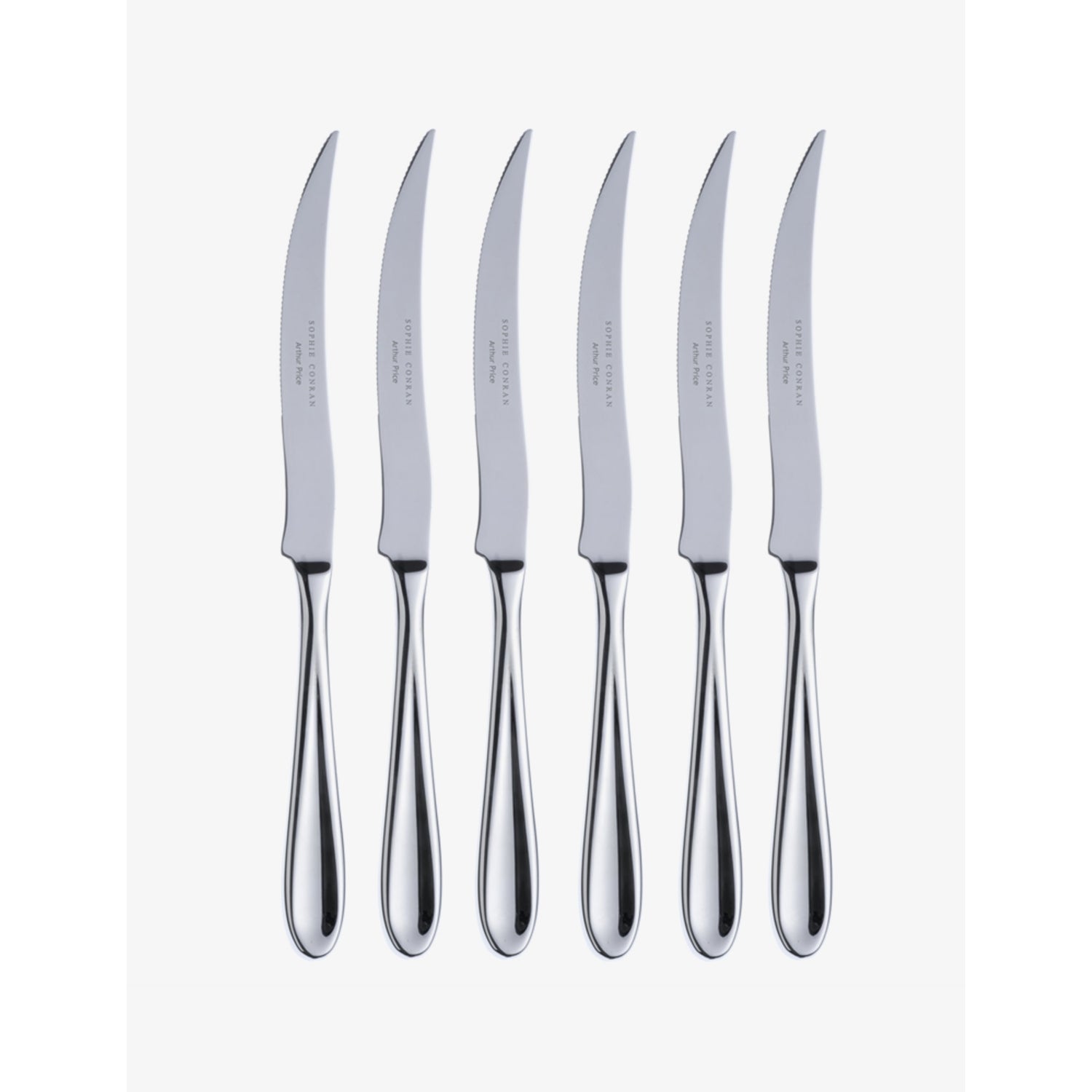 Arthur Price stainless steel steak knives set (British brand)