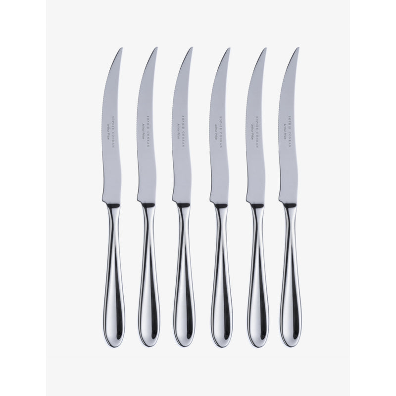 Arthur Price stainless steel steak knives set (British brand)