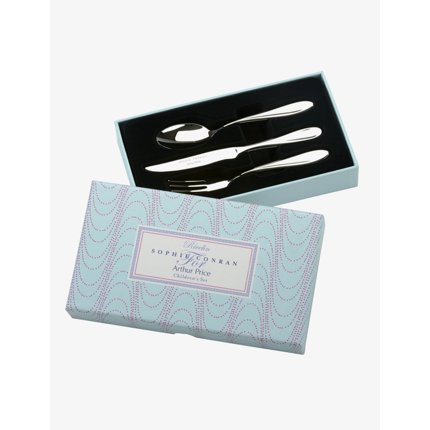 Arthur Price child cutlery set 3-piece, imported from the UK