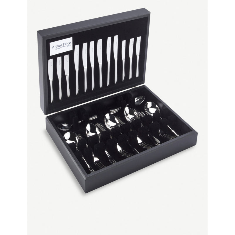 Arthur Price Warwick stainless steel cutlery set 44-piece, imported from the UK