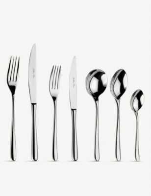 Arthur Price Warwick stainless steel cutlery set 44-piece, imported from the UK