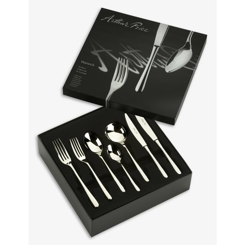 Arthur Price Warwick 56 piece cutlery set, UK version