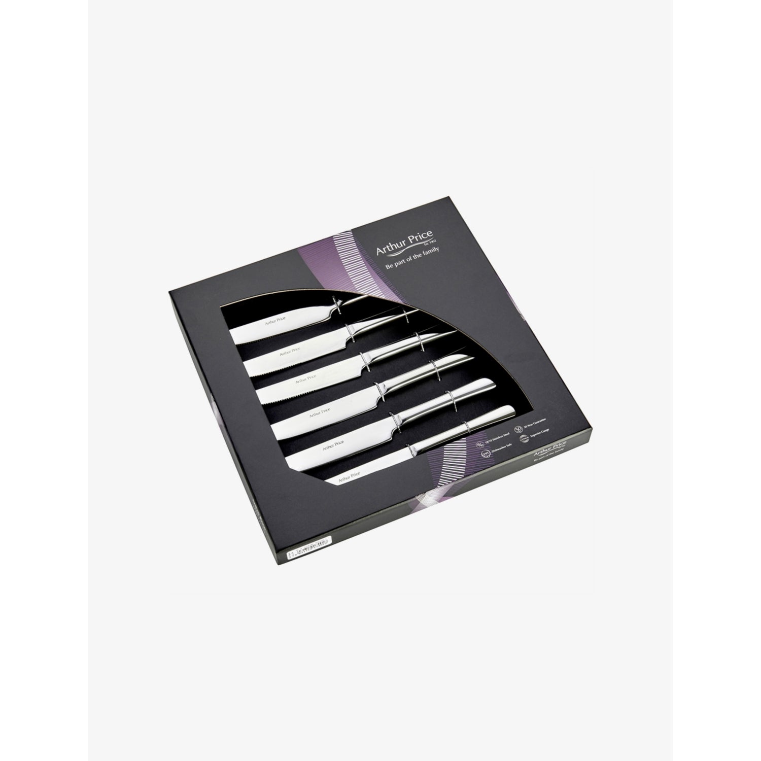 Arthur Price Willow steak knives set of 6, UK version