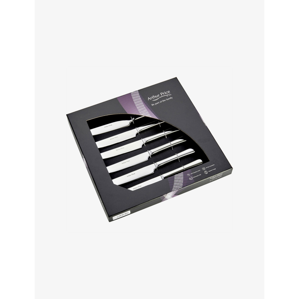 Arthur Price Willow steak knives set of 6, UK version