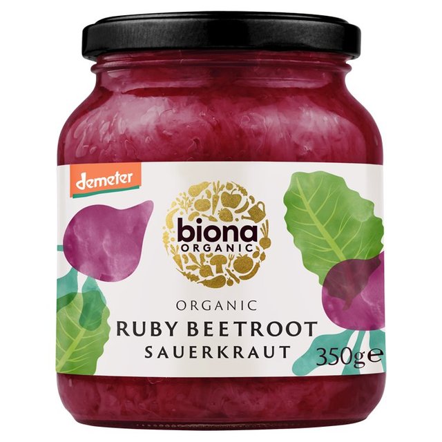 Biona Organic Ruby Beetroot Sauerkraut   350g GOODS M&S   