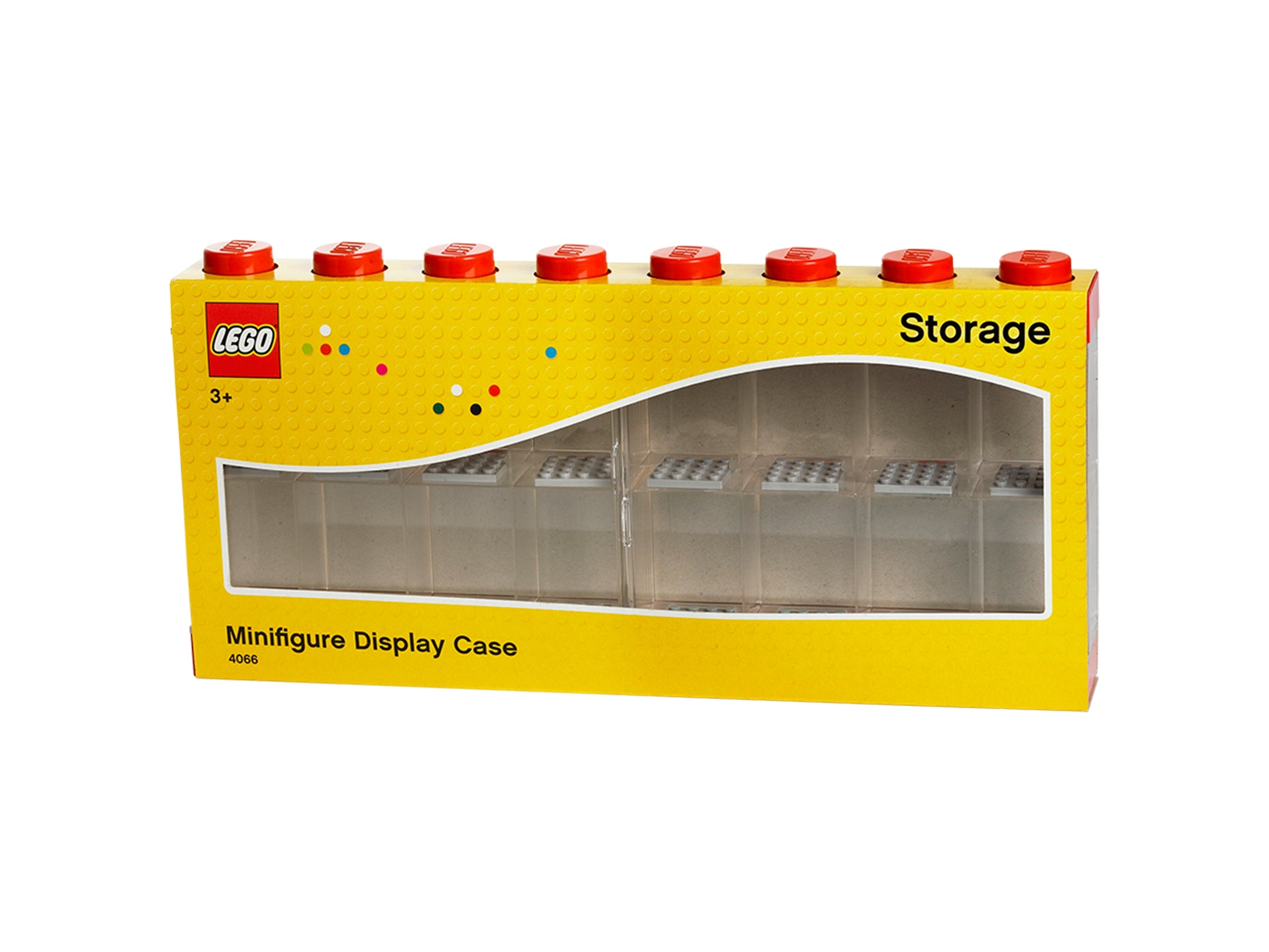 Minifigure Display Case 16 - Red