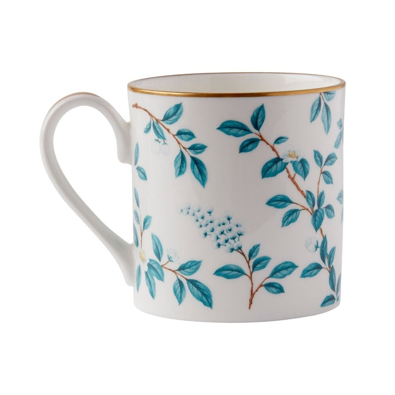 Fortnum's Camellia White mug with gold gilding (British brand)