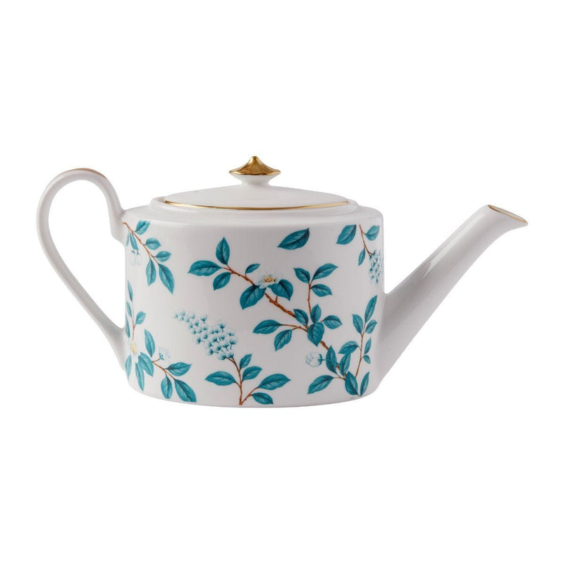 Fortnum's Camellia white teapot 2 cup (British brand)