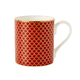 Fortnum's coffee mug red 300ml fine bone china (British brand)