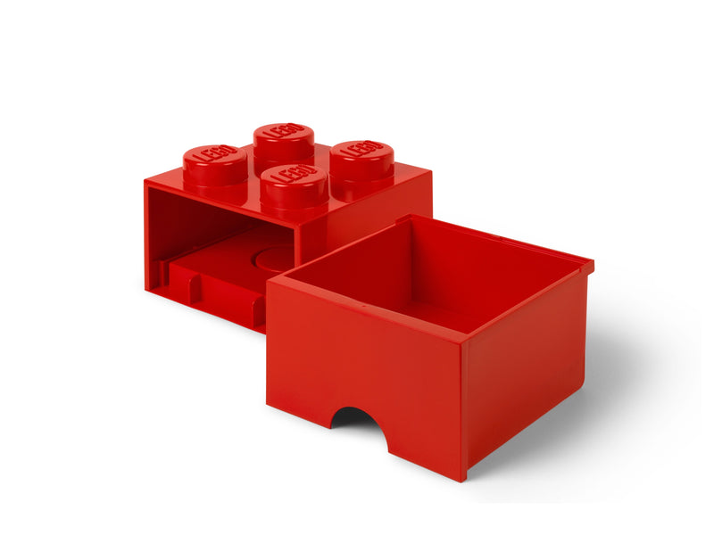 Lego Storage Brick Drawer Red 25cm x 25cm x 17cm, imported from the UK