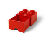 Lego Storage Brick Drawer Red 25cm x 25cm x 17cm, imported from the UK