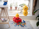 LEGO Storage Head small container with girl face, (British brand)