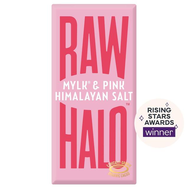 Raw Halo Vegan Mylk & Pink Salt Chocolate Bar   70g GOODS M&S   