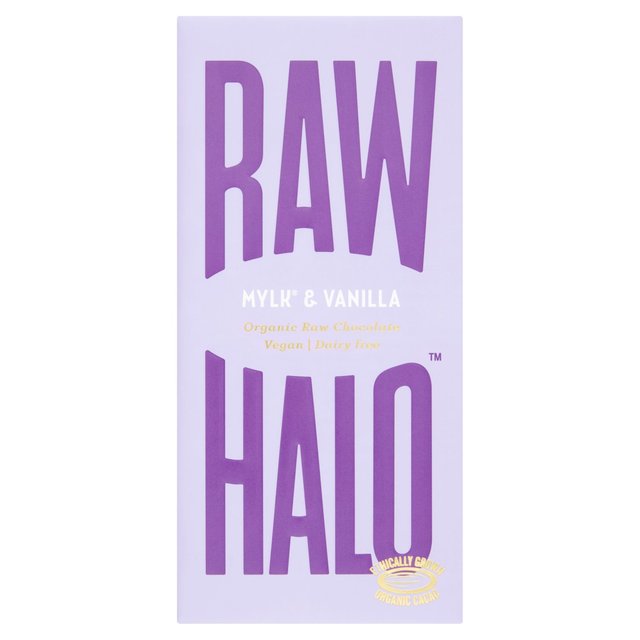 Raw Halo Vegan Mylk & Vanilla Chocolate Bar   70g